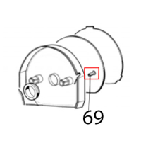 Rear cover fixing screw Ugolini MT 1