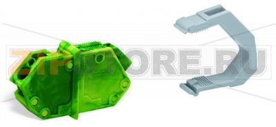 Проходные клеммы; 4 mm; Шаг контактов 7 мм; 1-пол.; CAGE CLAMP®; 4,00 mm; зеленые-желто Wago 826-161/000-016 Проходные клеммные блоки с зажимом CAGE CLAMP® с обеих сторон, приводимым в действие при помощи отверткиПростой монтаж без использования дополнительных инструментовОбеспечивают прямой заземляющий контакт с корпусом/панельюДиагностические отводы с обеих сторон...