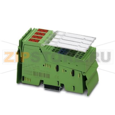 Клеммный модуль цифрового вывода Inline Phoenix Contact IB IL 24 DO 16-ME модели Inline-ME (Machine Edition), в комплекте с принадлежностями (соединительный штекер и держатель маркировки), 16 выходов, 24 В постоян. тока, 500 мА, 2- и 3-проводная схема подключения.Минимальный заказ: 4 шт.Упаковка: 4 шт.