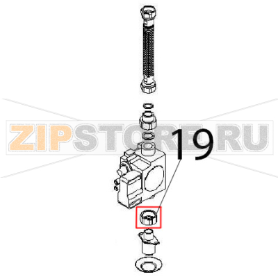 Ogival retainer union 3/4&quot;&quot;, Ø: 16 Angelo Po FC1011G Ogival retainer union 3/4"", Ø: 16 Angelo Po FC1011GЗапчасть на деталировке под номером: 19