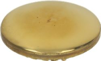 BURNER CAP PRINTED BRASS POLISHED