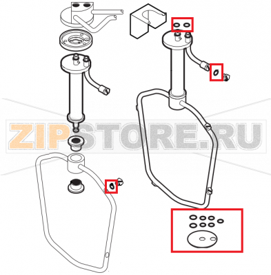 Gaskets kit Lainox ME061T    Gaskets kit Lainox ME061TЗапчасть на сборочном чертеже под номером: 4Название запчасти на английском&nbsp;языке: Gaskets kit Lainox ME061T