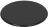 DISK ENAMELLED CAST IRON  REX BLACK
