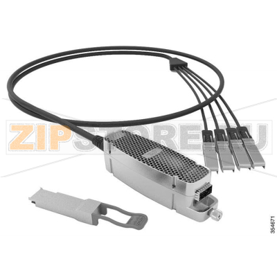 Конвертер QSFP для модуля SFP+ Cisco CVR-4SFP10G-QSFP= 