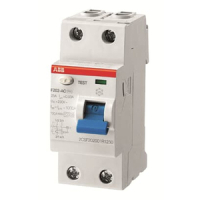 Выключатель дифференциального тока двухполюсный, F202 A-40/0.03 AP-R ABB 2CSF202401R1400
