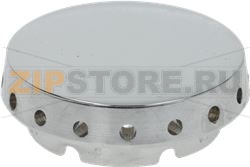 BURNER CAP BRASS CHROMED SMALVIC 