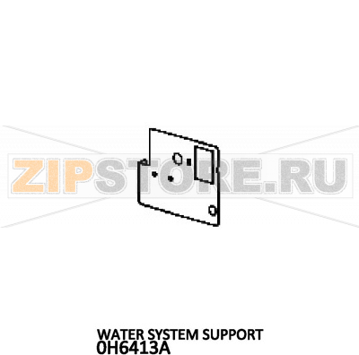 Water system support Unox XVC 305E Water system support Unox XVC 305EЗапчасть на деталировке под номером: 123Название запчасти на английском языке: Water system support Unox XVC 305E
