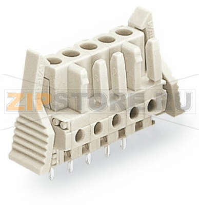 MCS MIDI Розетка под пайку THT; 0.6 x 1.0 mm solder pin; угловые; 100% защита от неправильного подсоединения; Фиксирующий рычаг; Шаг контактов 5 мм; 8-пол.; светло-серые Wago 722-138/039-000 Встроенные тестовые порты для тестовых штекеров O 2 ммДля соединений "провод-провод" и "плата-провод"Выходы под печатные платы с защитой от касанияЛегко идентифицируемые входы и выходы печатной платы100% защита от неправильного подсоединенияВозможны варианты кодировки...