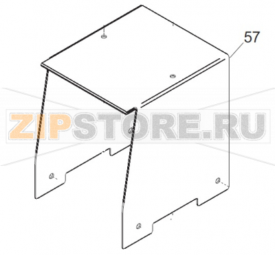 Cover Sirman Softcooker Y09 Cover Sirman Softcooker Y09Запчасть на деталировке под номером: 57Название запчасти на английском языке: Cover Sirman Softcooker Y09