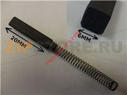 CHARBON MOTEUR 6X6X25 
