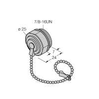 Заглушка торцевая 7/8" Turck RSMV-CCC