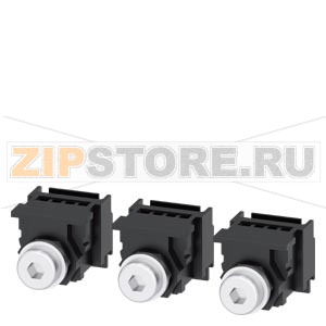 КЛЕММА С ВИНТОВЫМ ПРИСОЕДИНЕНИЕМ 3 ШТ. ПРИНАДЛЕЖНОСТЬ ДЛЯ 3VA1 100/160 Siemens 3VA9113-0QA00 