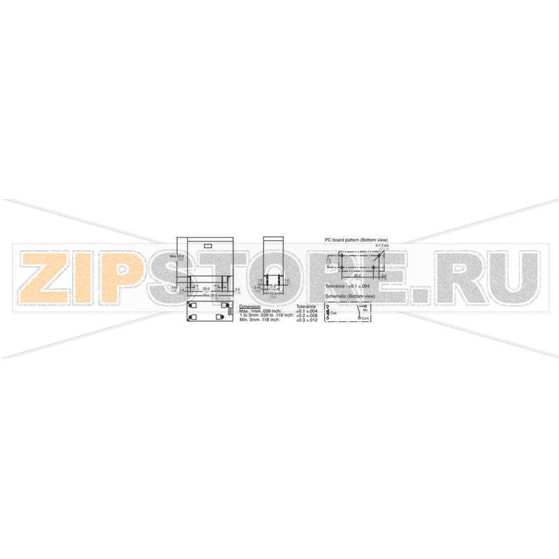 Реле электромагнитное 12 В/DC, 16 А, 1 шт Panasonic ALE1PB12 