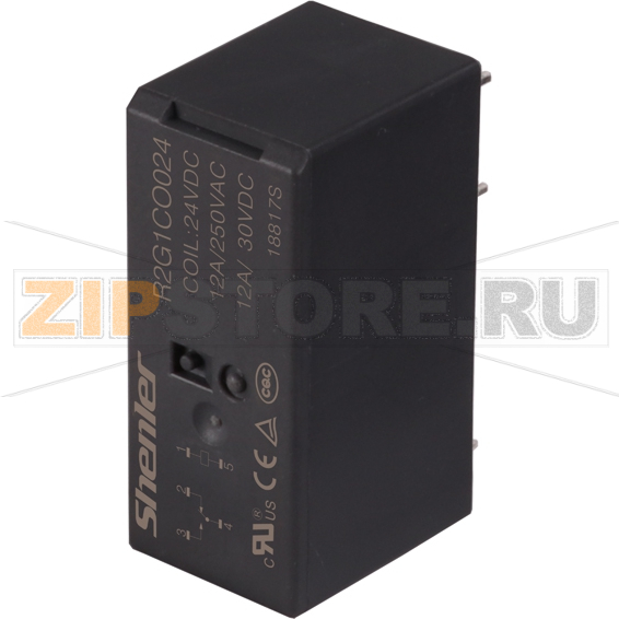 Реле миниатюрное (1CO), 16A, DC 24V Shenler R2G1CH024 