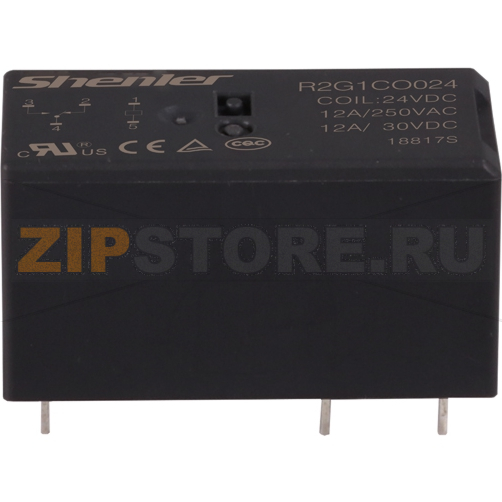 Реле миниатюрное (1CO), 16A, DC 24V Shenler R2G1CH024 