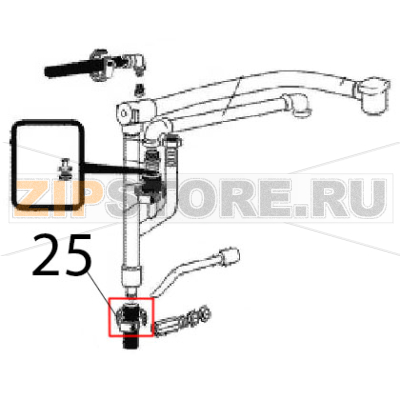 Hose clamp Angelo Po FC241G Hose clamp Angelo Po FC241GЗапчасть на деталировке под номером: 25