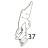Head lever position label Toshiba TEC B-SX4T-GS20-QM-R