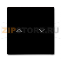 Клавиша для выключателя жалюзи с маркировкой, IP44, коричневая ABB 2CKA001731A1970