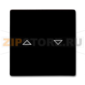 Клавиша для выключателя жалюзи с маркировкой, IP44, коричневая ABB 2CKA001731A1970 