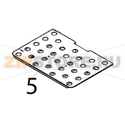 Grease trap Hurakan HKN-EF16 Grease trap Hurakan HKN-EF16Запчасть на деталировке под номером: 5