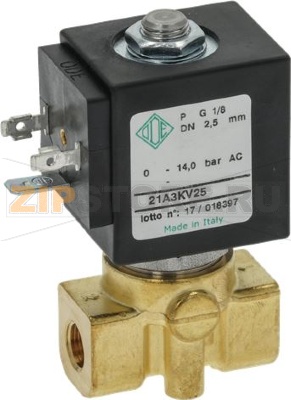 SOLENOID VALVE ODE 2-WAY ø 1/8 230V 