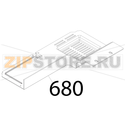 Protezione inferiore SV Sirman Mirra 300 Y09 Protezione inferiore SV Sirman Mirra 300 Y09Запчасть на деталировке под номером: 680