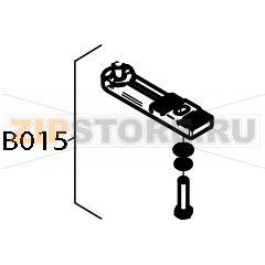 Top and bottom hinge arm with fixing accessories Convotherm OES 6.10 Top and bottom hinge arm with fixing accessories Convotherm OES 6.10Запчасть на деталировке под номером: B015