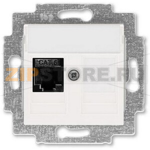 Розетка компьютерная, RJ45, жемчуг ABB 2CHH296117A6068 