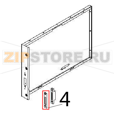 Profilo piatto Angelo Po 2G1PE2E Profilo piatto Angelo Po 2G1PE2EЗапчасть на деталировке под номером: 4