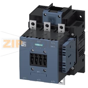 КОНТАКТОР, 275 A/1-PH AC/DC ACTUAT. 220...240 V AC/DC AUX. КОНТАКТS 2НО+2НЗ ELECTRON. 3-ПОЛЮСА, ТИПОРАЗМЕР S6 BAR CONNECTIONS ACTUATOE: CONVENTIONAL Siemens 3RT1456-6AP38-0PA5 