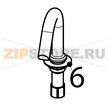 Pastacooker water output Tecnoinox CP4FE7 Pastacooker water output Tecnoinox CP4FE7Запчасть на деталировке под номером: 6