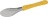 SPATULA YELLOW STAINL.STEEL POLYPROP. 26