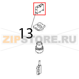 Contact 1NO Angelo Po BX101E Contact 1NO Angelo Po BX101EЗапчасть на деталировке под номером: 13