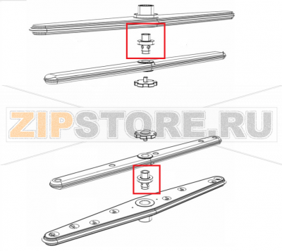 Perno girante risc. Plastica Silanos N700  Perno girante risc. Plastica Silanos N700Запчасть на 