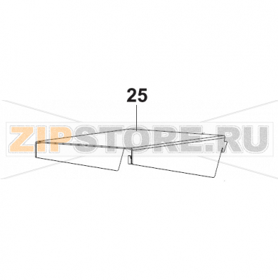 Storage Leaf for Floor Stand Bear Varimixer RN10 VL-2                                                                          Storage Leaf for Floor Stand Bear Varimixer RN10 VL-2Запчасть на сборочном чертеже под номером: 25Название запчасти на датском&nbsp;языке: Storage Leaf for Floor Stand Bear Varimixer RN10 VL-2