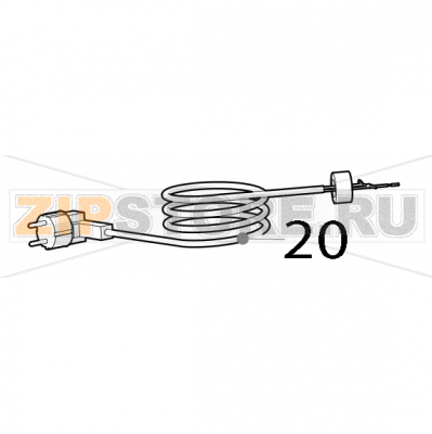 Cable UL/JAP Zumex Versatile Pro Cable UL/JAP Zumex Versatile ProЗапчасть на деталировке под номером: 20