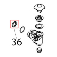 Siphon gasket Angelo Po FX101E1