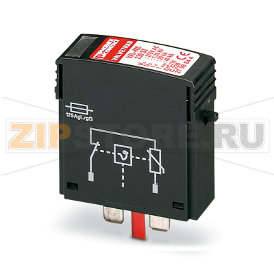 Штекерный модуль Phoenix Contact VAL-MS 230 ST Штекерный модуль (розетка с защитой) Phoenix Contact VAL-MS 230 STКласс 2, с мощным варистором для базового элемента VAL-MS, контроль перегрева, визуальный индикатор неисправности, номинальное напряжение: 230 В AC