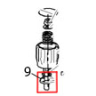 End cover (stainless steel) Viatto HLS-1650A