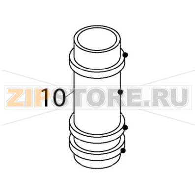 Vinyl hose Hoshizaki IM-65NE Vinyl hose Hoshizaki IM-65NEЗапчасть на деталировке под номером: 10