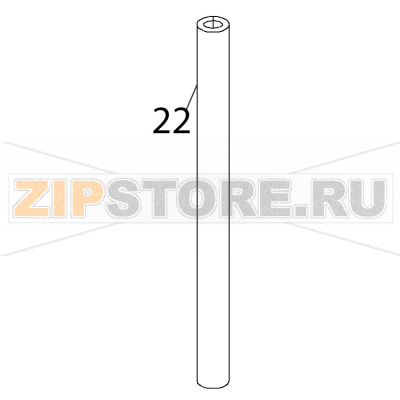 Black rubber pipe Ø17*10 Fagor VG-101 Black rubber pipe Ø17*10 Fagor VG-101Запчасть на деталировке под номером: 22Название запчасти Fagor на английском языке: Black rubber pipe Ø17*10 VG-101.