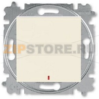 Переключатель одноклавишный с контрольной подсветкой, слоновая кость ABB 2CHH592545A6017