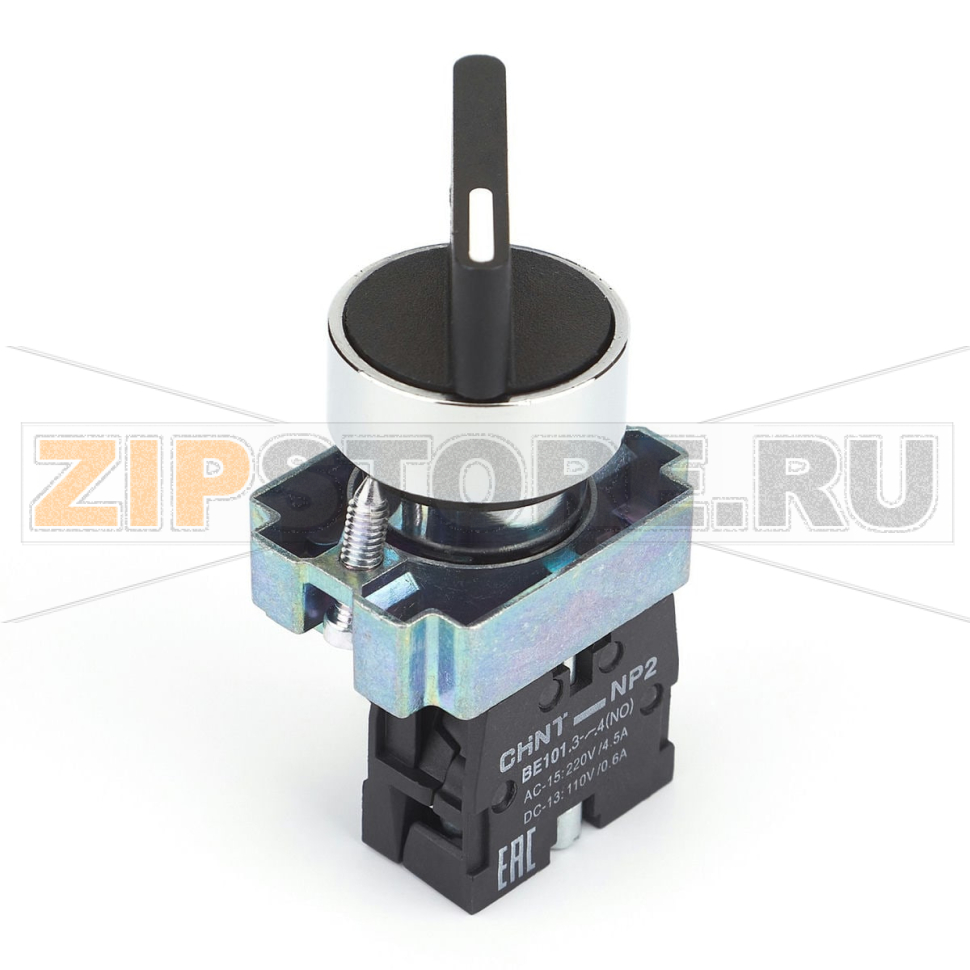 Переключатель, 2 положения, 1НО, IP40 Chint NP2-BJ41 