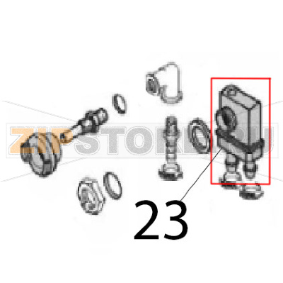 Safety valve Angelo Po C165D Safety valve Angelo Po C165DЗапчасть на деталировке под номером: 23