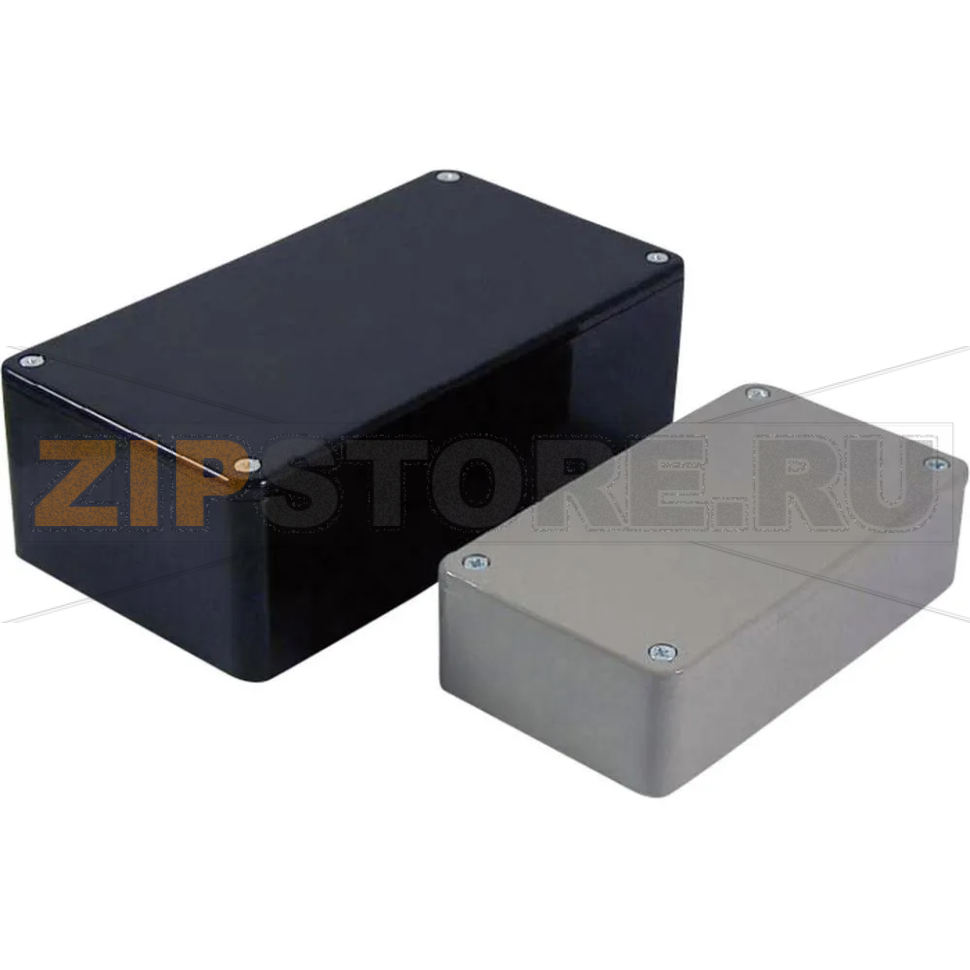 Корпус пластиковый 132x62x31 мм, черный, 1 шт Axxatronic BIM2003/LUG-BLK/BLK 
