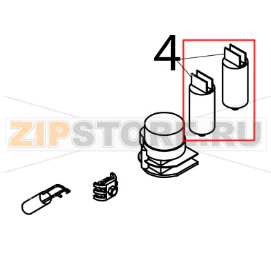 Condensatore 6.3 μF Tecnoeka KF 981 UD Condensatore 6.3 μF Tecnoeka KF 981 UDЗапчасть на деталировке под номером: 4