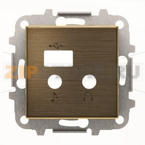 Накладка для медиа-комбайна, античная латунь ABB 2CLA856830A1201 