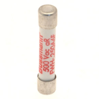 Предохранитель, 0.25 A, AC 500 В, 50 кА, 6x32 мм, aR, UL Eaton SEMI COND FUSE 0.25A 500V AC 6x3