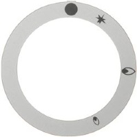 ПРИЛЕПЛЯЕМЫЙ ДИСК К РУЧКЕ С СИМВОЛОМ ПИЛОТА