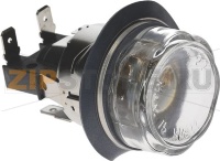 RECEPTACLE WITH LAMP E14 15W 230V